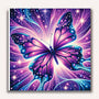 Paint by Numbers - Purple Light Butterfly