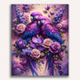 Paint by Numbers - Purple Parrot Pair