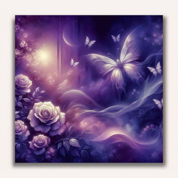 Paint by Numbers - Purple Rose Dream
