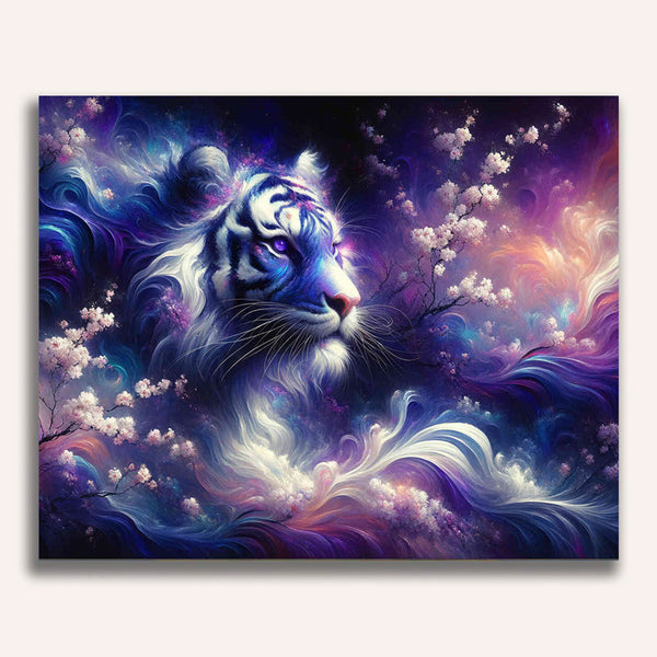 Paint by Numbers - Purple Tiger