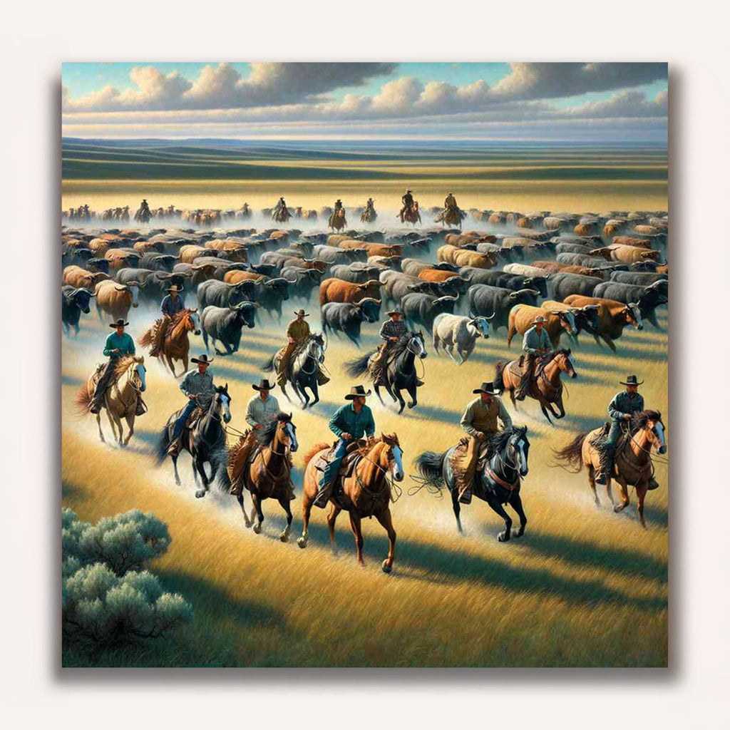 Paint by Numbers - "Expanse of the Wild West"