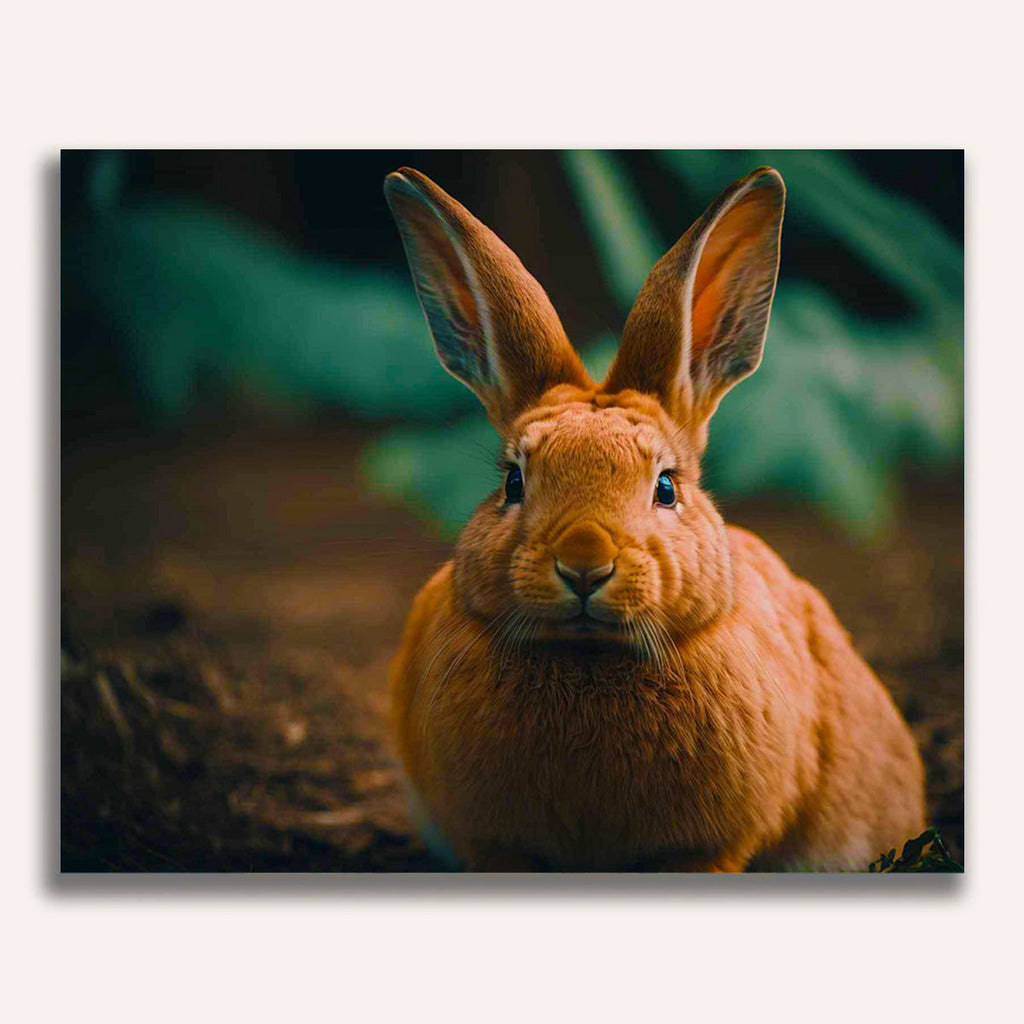 Paint by Numbers - Rabbit in the forest