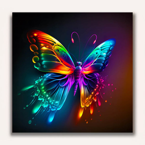 Paint by Numbers - Rainbow butterfly