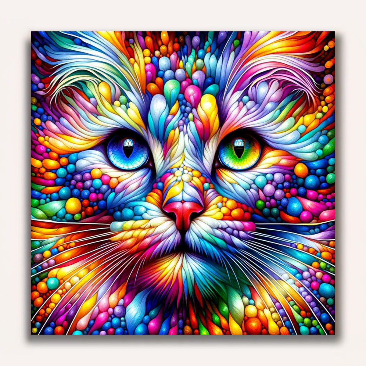 Paint by Numbers - Rainbow cat
