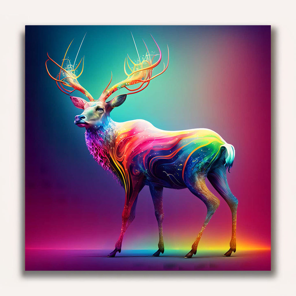 Paint by Numbers - Rainbow deer