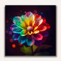 Paint by Numbers - Rainbow flower