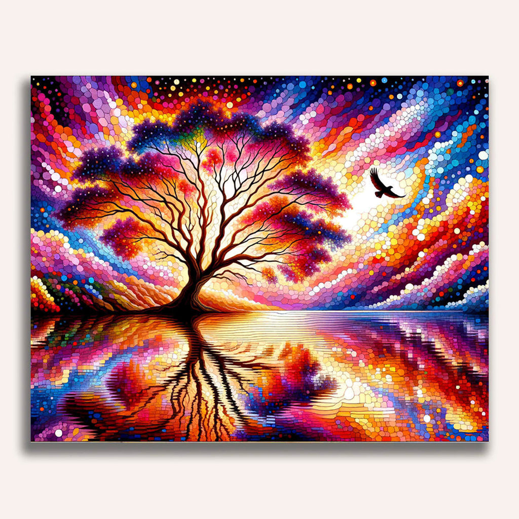 Paint by Numbers - Rainbow sky