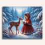 Paint by Numbers - Fawn and girl