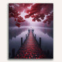 Paint by Numbers - Red Leaf Bridge