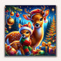 Paint by Numbers - Reindeer Christmas