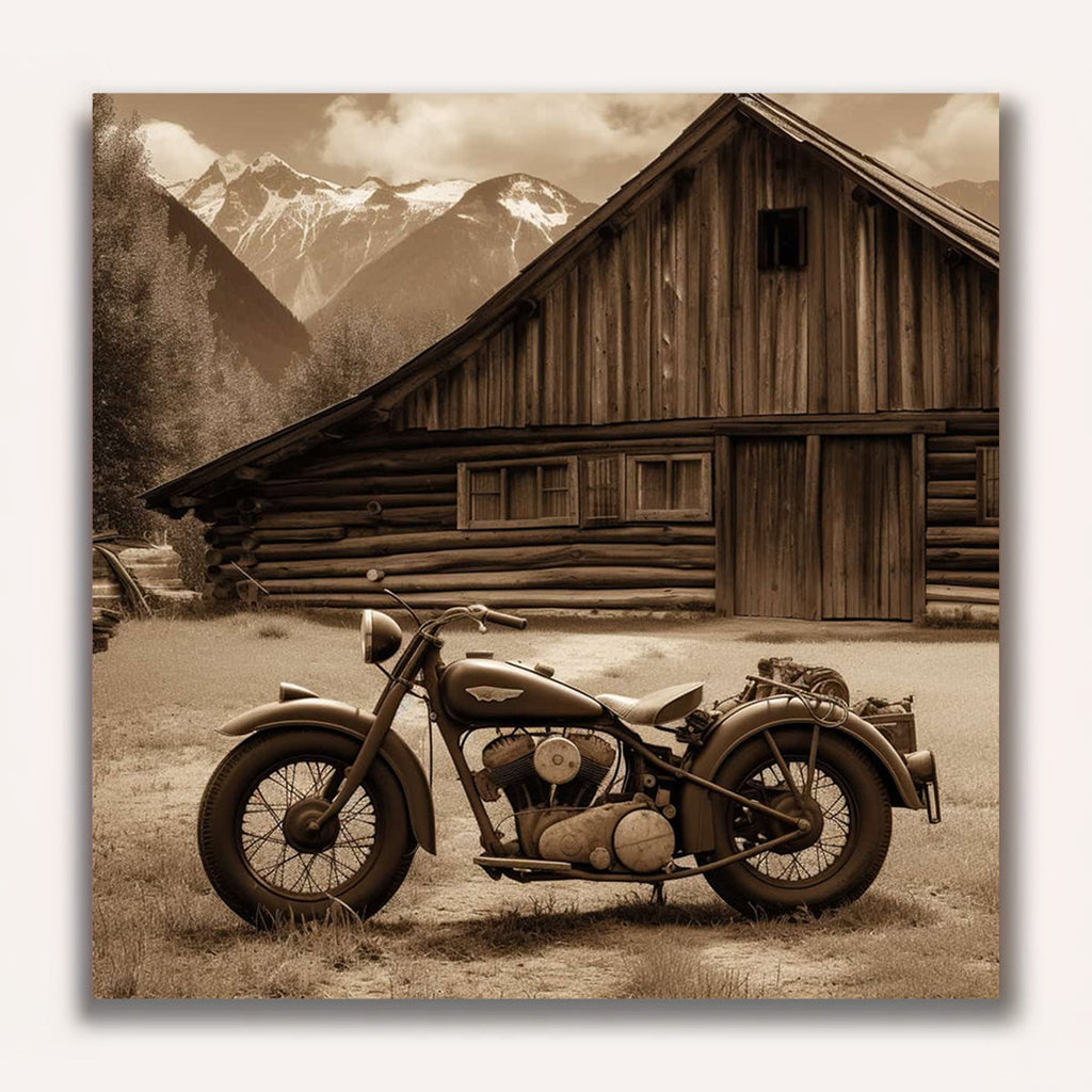 Paint by Numbers - Retro racing machine