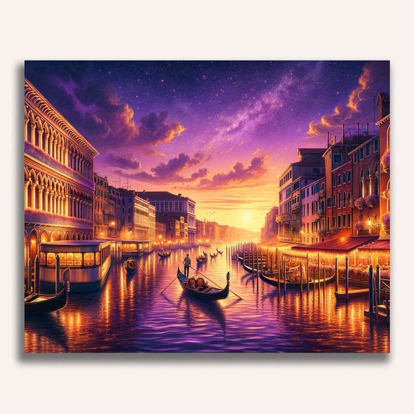 Paint by Numbers - Romantic evening, Venice