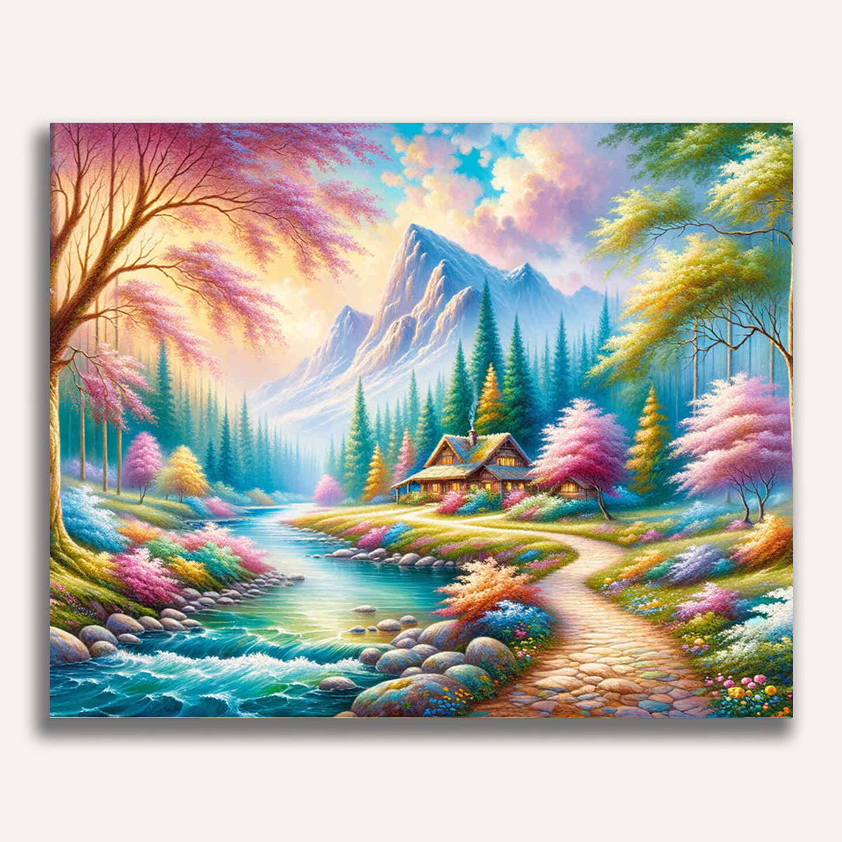 Paint by Numbers - Romantic forest trip