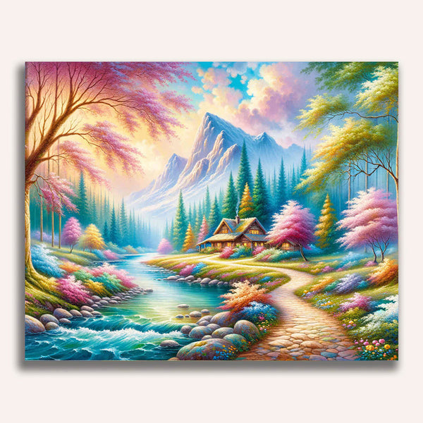 Paint by Numbers - Romantic forest trip