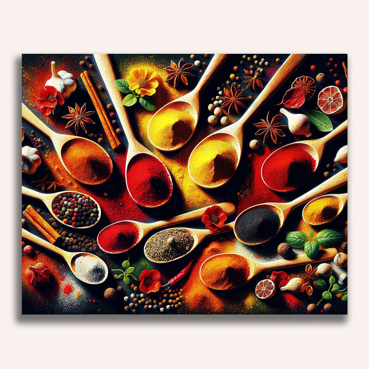 Paint by Numbers - Spice flower