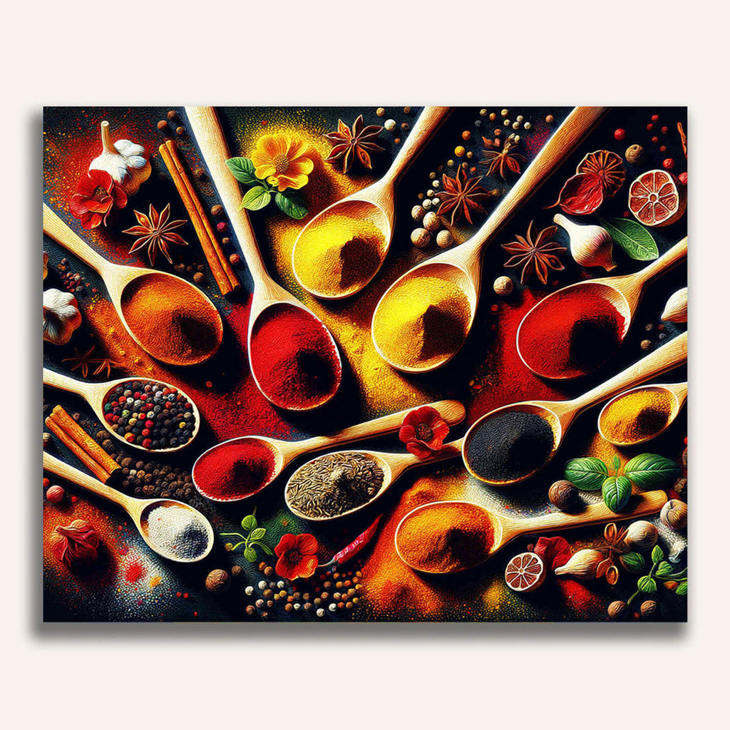 Paint by Numbers - Spice flower