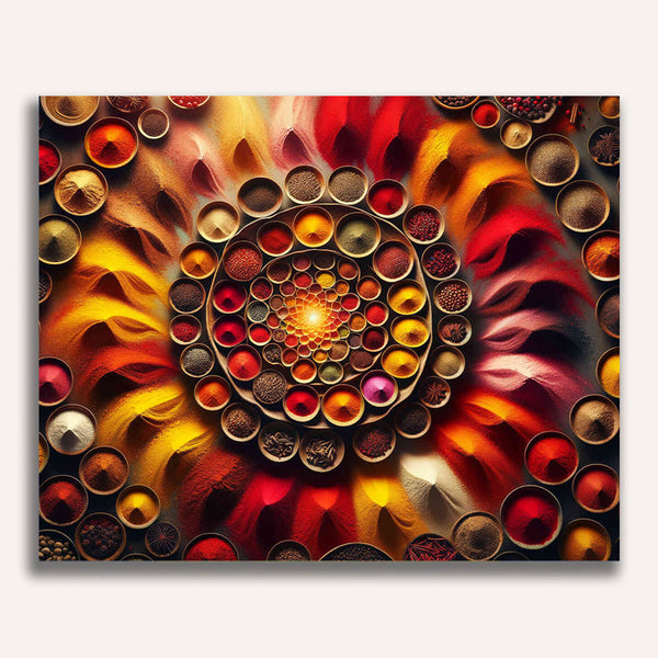 Paint by Numbers - Spice bowls mix
