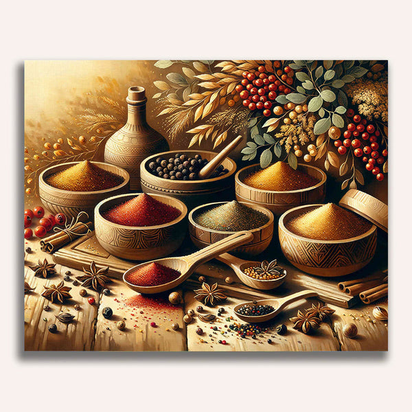 Paint by Numbers - Spice table