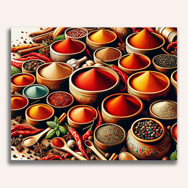 Paint by Numbers - Spices of the world