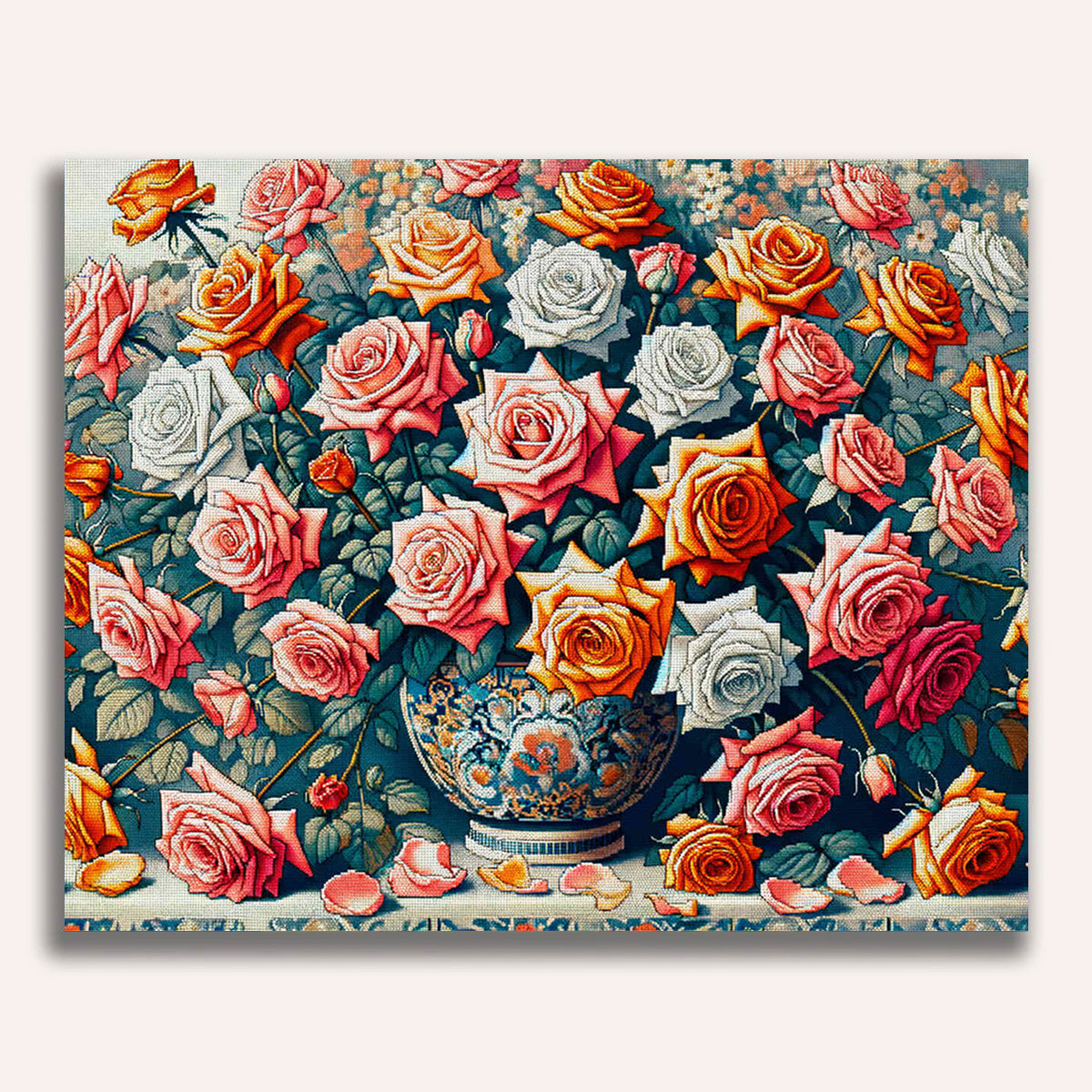 Paint by Numbers - Rose bouquet