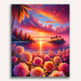 Paint by Numbers - Rose Island, sunset