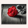 Paint by Numbers - Rose on wood