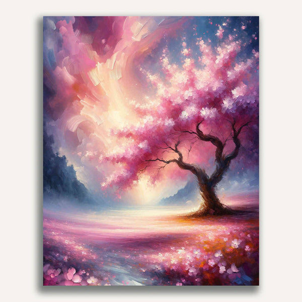 Paint by Numbers - Rose Tree by the Willow