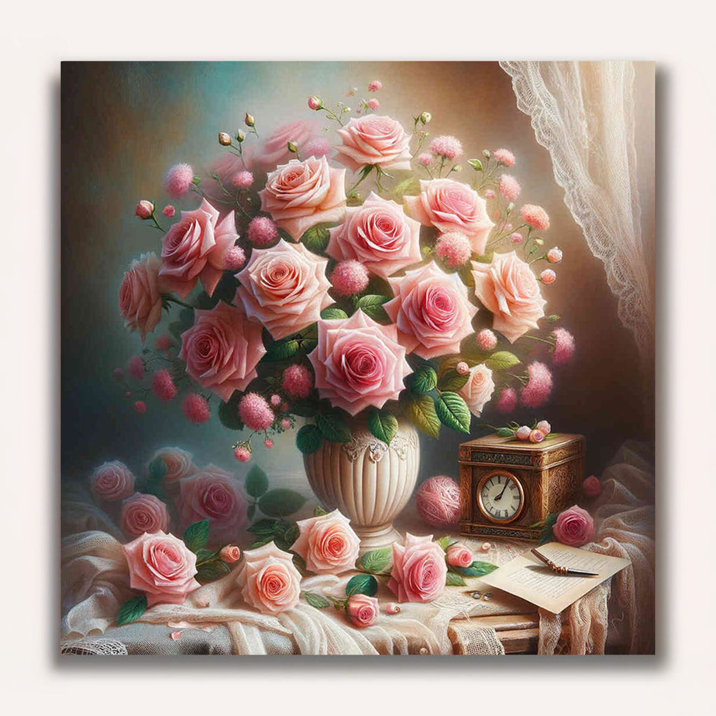 Paint by Numbers - Roses in Vase