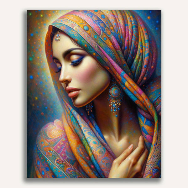 Paint by Numbers - Sanity with Colorful Cloth