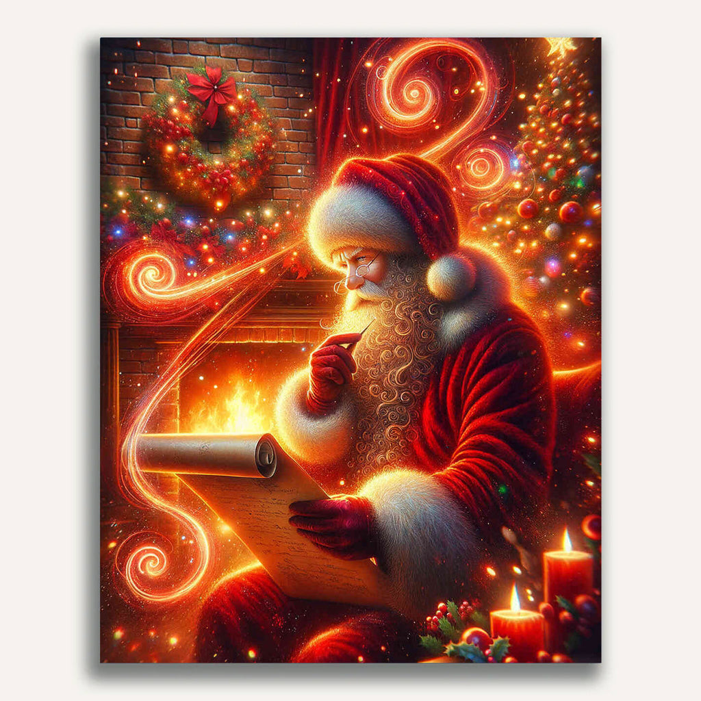 Paint by Numbers - Santa Claus Wish List