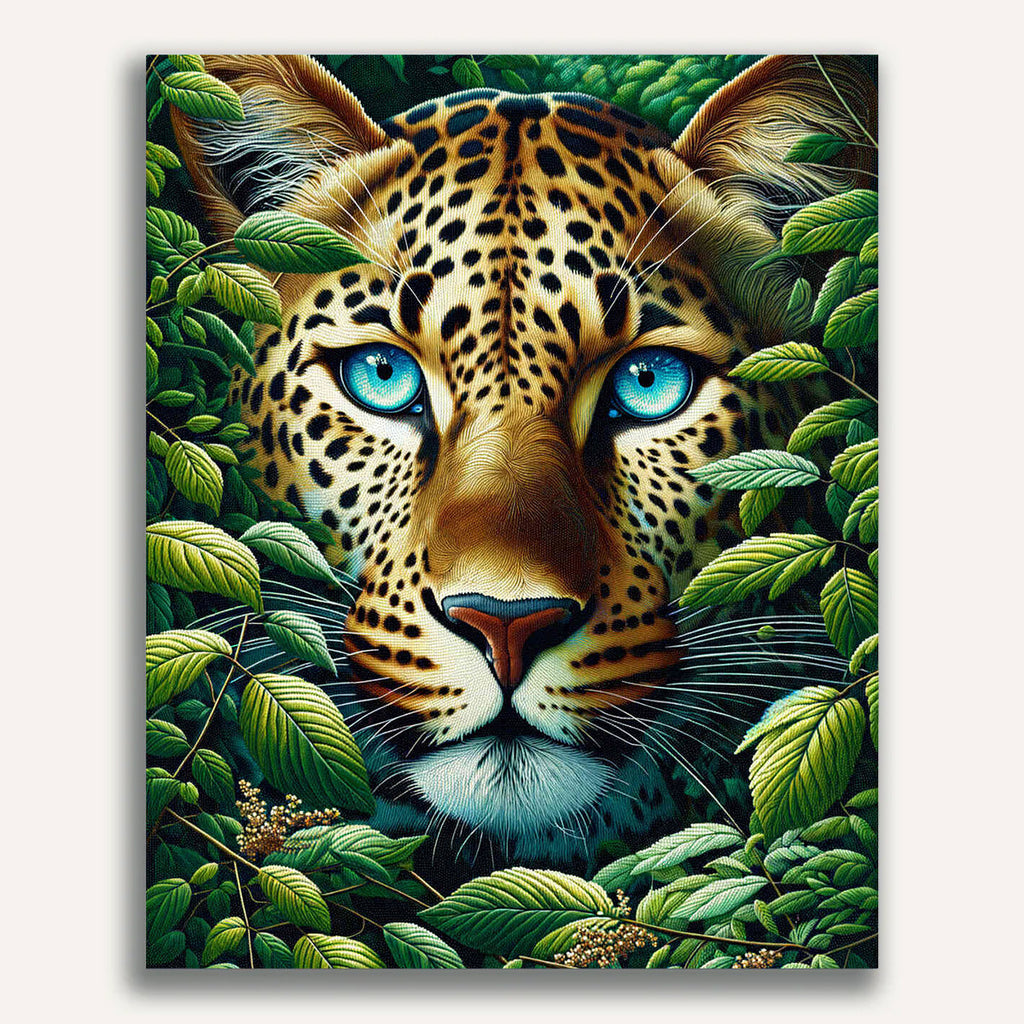 Paint by Numbers - Satisfied Leopard