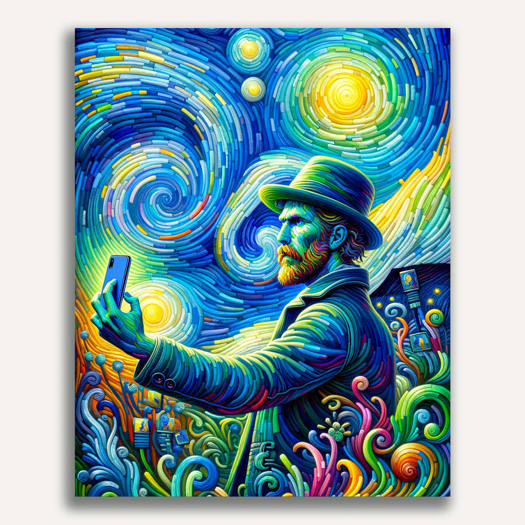 Paint by Numbers - Selfie Van Gogh Style