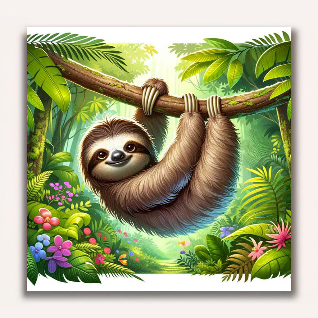 Paint by Numbers - Serene Jungle Dream