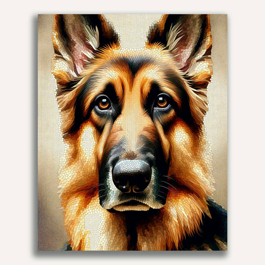 Paint by Numbers - Shepherd dog
