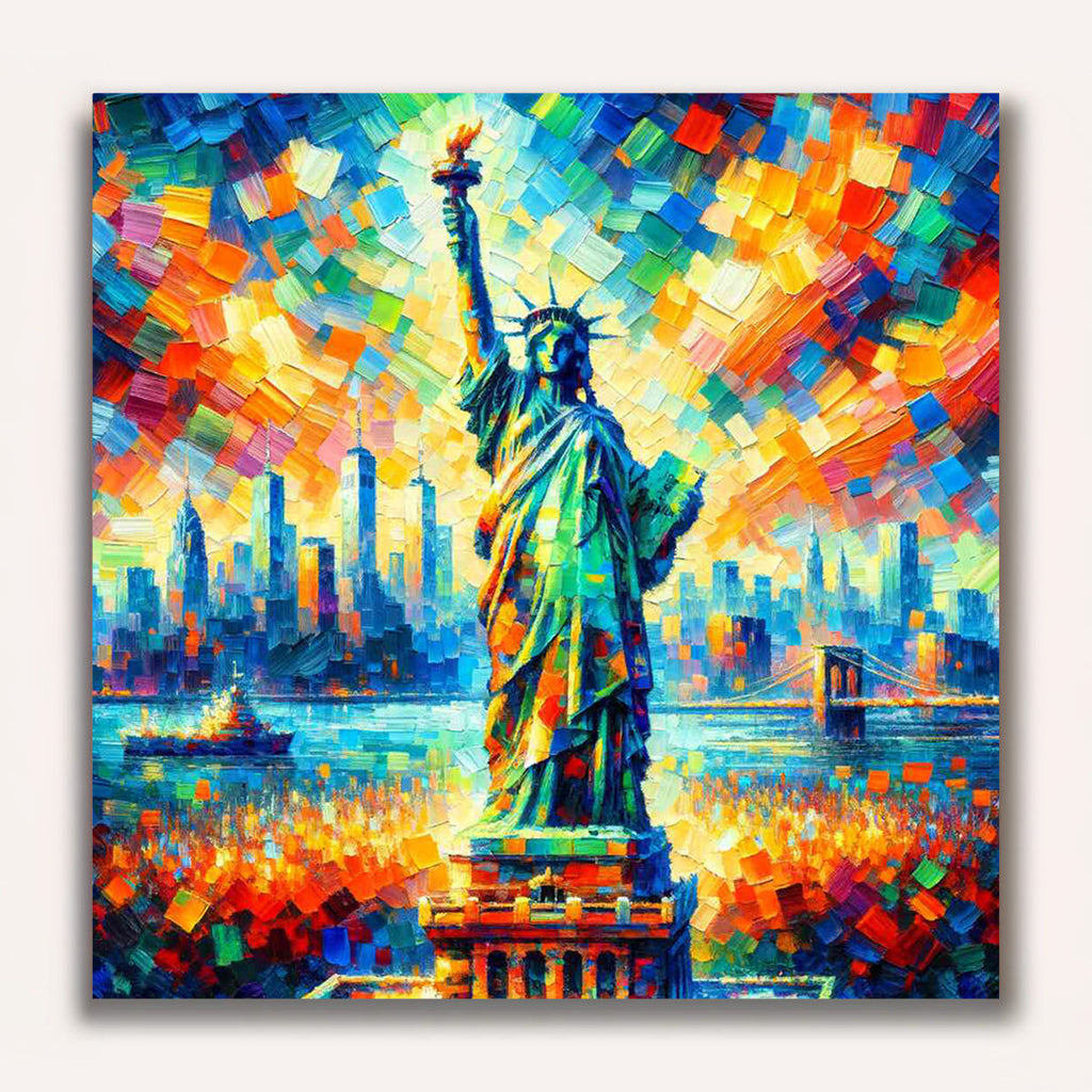 Paint by Numbers - Shining Freedom: Impressions of New York