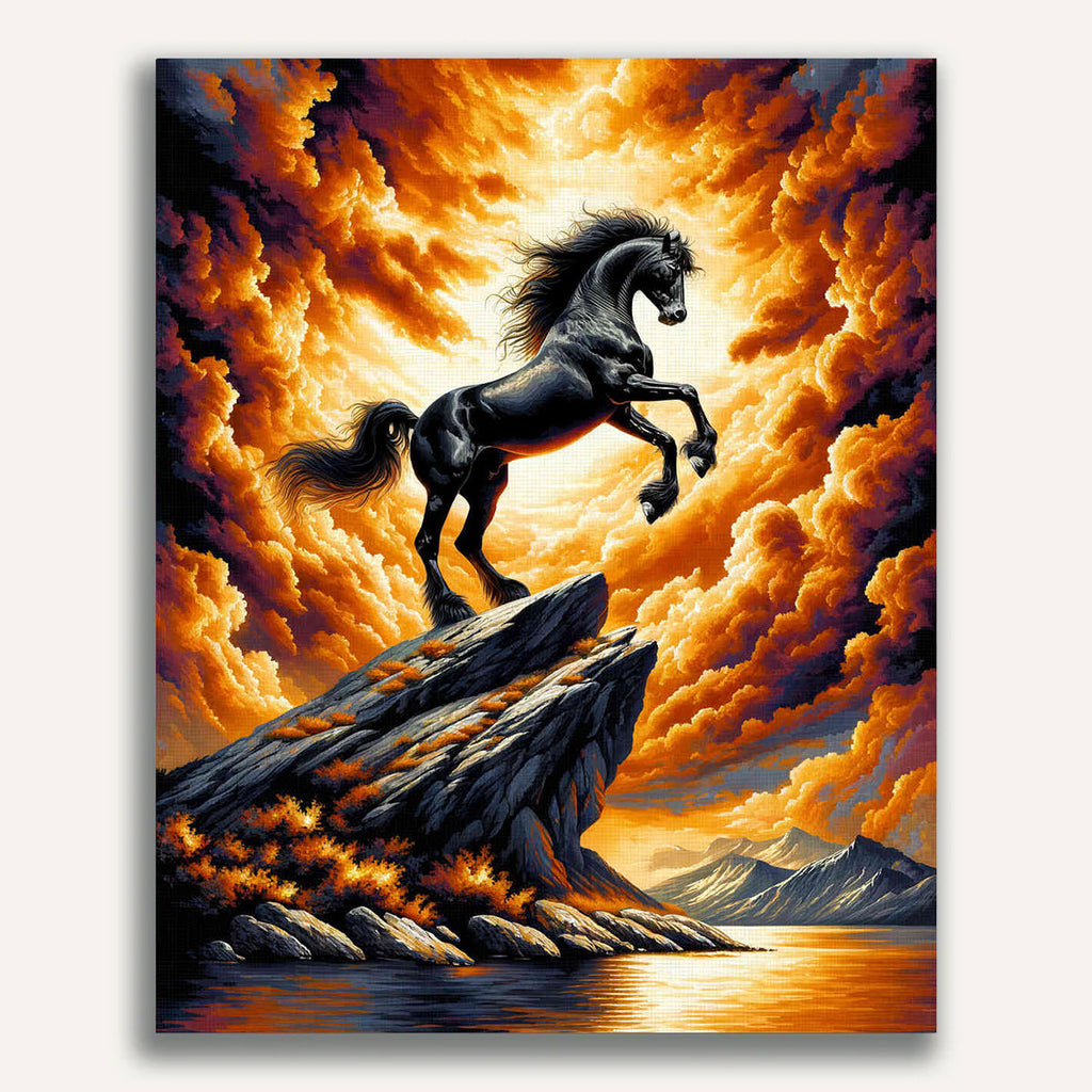 Paint by Numbers - Magnificent stallion