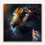 Paint by Numbers - Side view from leopard