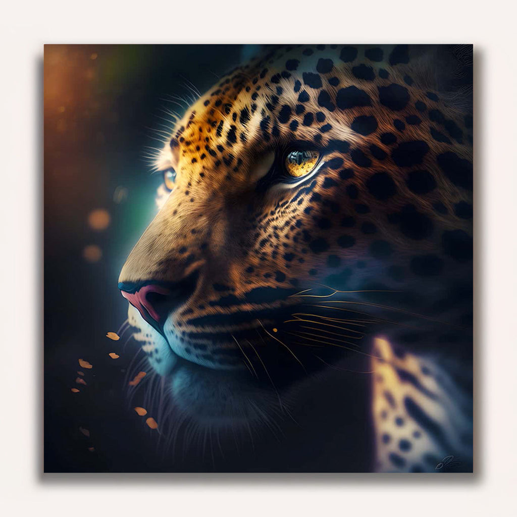 Paint by Numbers - Side view from leopard