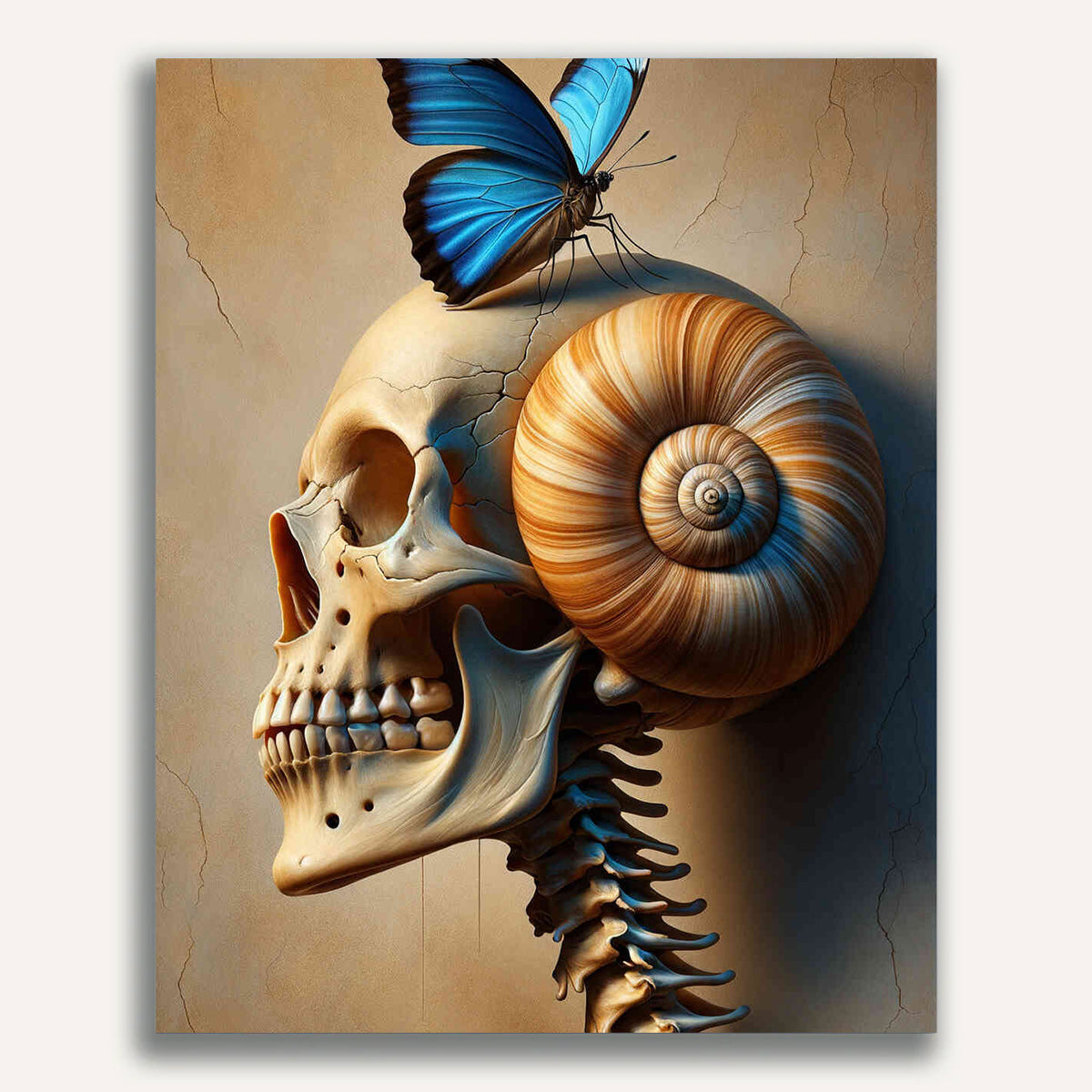 Paint by Numbers - Skull Shell