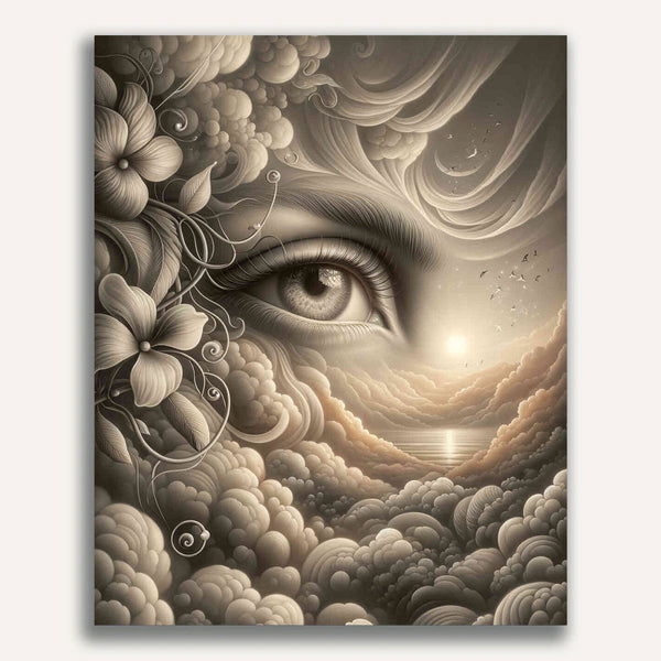 Paint by Numbers - Sky Woman Eye