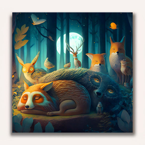 Paint by Numbers - Sleeping animals