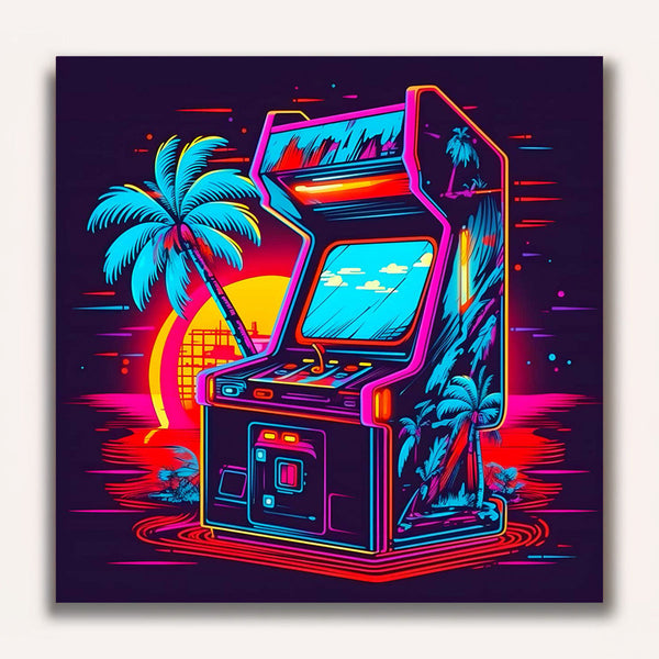 Paint by Numbers - Slot machine neon