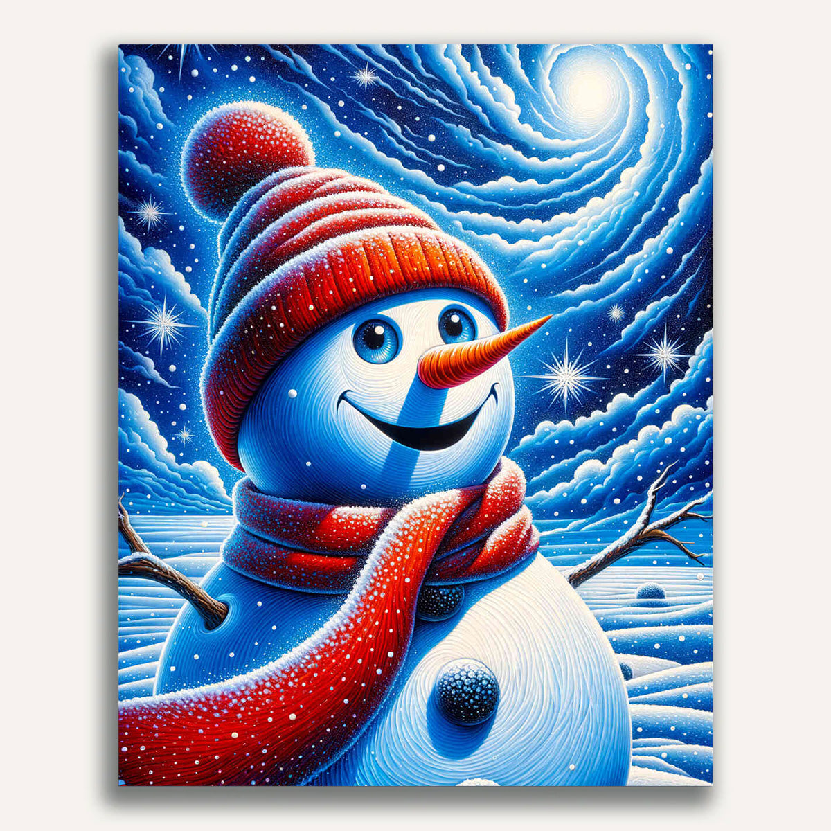 Paint by Numbers - Snowman, comic