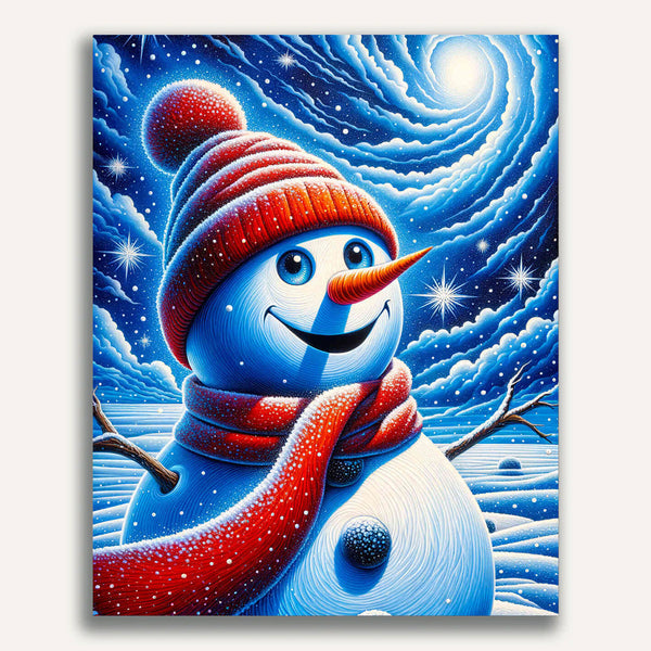 Paint by Numbers - Snowman, comic