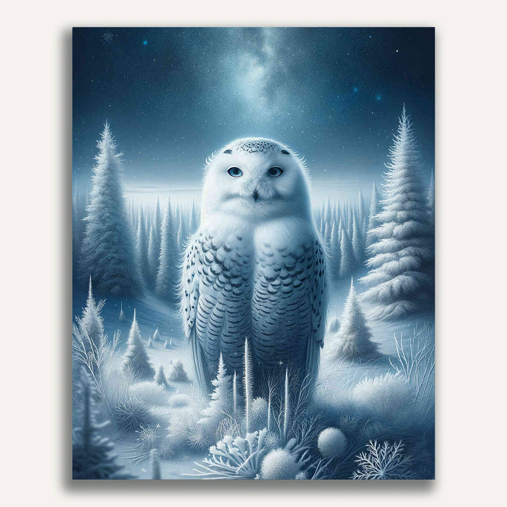 Paint by Numbers - Snowy Owl