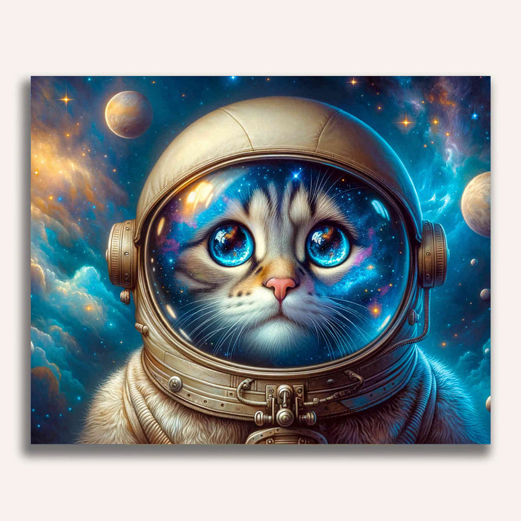Paint by Numbers - Space Cat