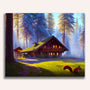 Paint by Numbers - Squirrel at the forest house