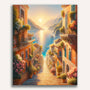 Paint by Numbers - Stairway street by the sea