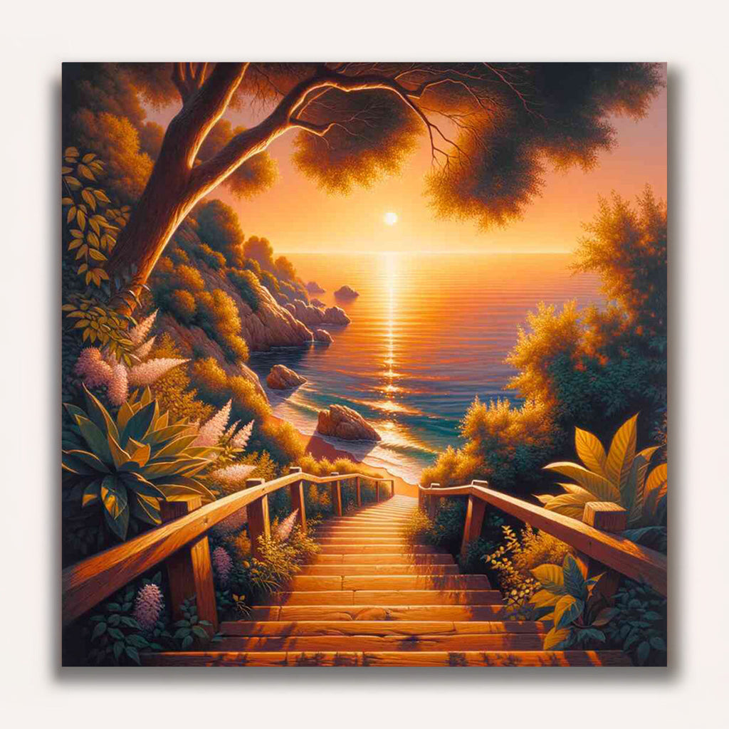 Paint by Numbers - Stairway to the Sea