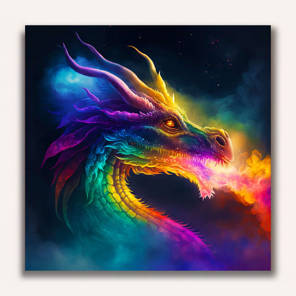Paint by Numbers - Star dragon